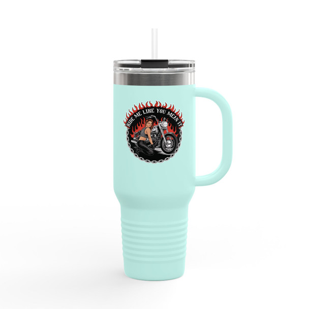 Stylish Insulated Travel Mug - 40oz - Ride Me Like You Mean It - Motorcycle - Biker Design - Adult Innuendo Stylish Insulated Travel Mug - 40oz - Ride Me Like You Mean It - Motorcycle - Biker Design - Adult Innuendo