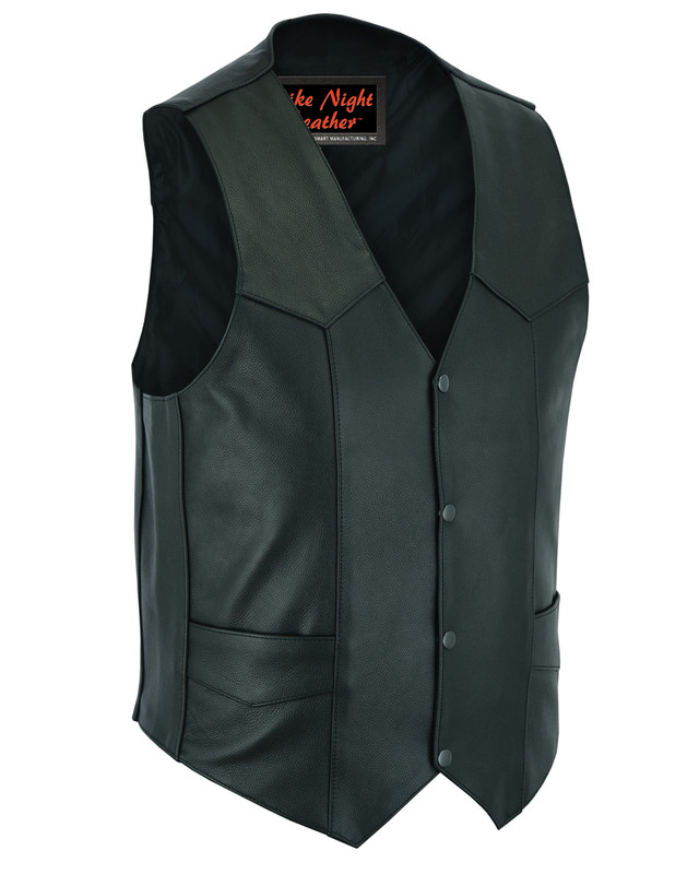 The Best Leather Motorcycle Vests For Men Are Available Here