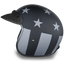 DOT Motorcycle Helmet - Captain America Stealth - Open Face - DC6-CAS-DH