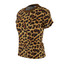 Realistic Leopard Fur - Halloween - Animal Pattern - Women's Cut & Sew Tee - T-Shirt