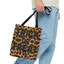 Realistic Leopard Fur - Halloween - Trick or Treat - Animal Pattern - Tote Bag