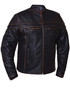 Ultra Leather Motorcycle Jacket - Men's - Colorado Brown - 6037-RUB-UN