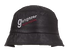 Leather Bucket Cap - Men's or Women's - Gangster Motorcycles - Embroidery - AC32-DL