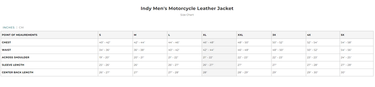 Leather Motorcycle Jacket - Men's - Black - Indy - FIM278CDL-FM