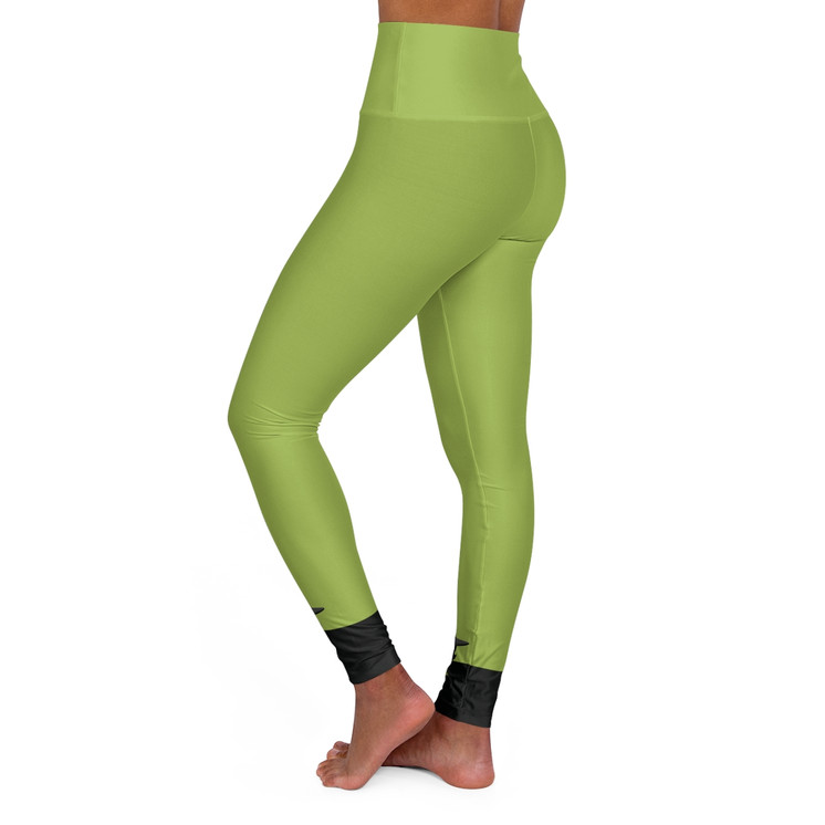 Witchy Woman - Halloween Costume - Witch's Hat - Green and Black - High Waisted Yoga Leggings - Pants