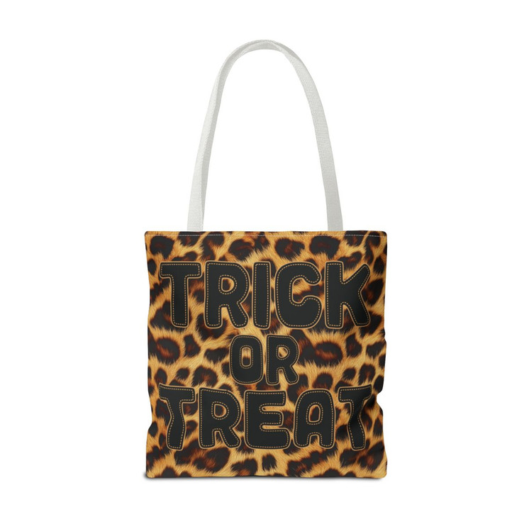 Realistic Leopard Fur - Halloween - Trick or Treat - Animal Pattern - Tote Bag