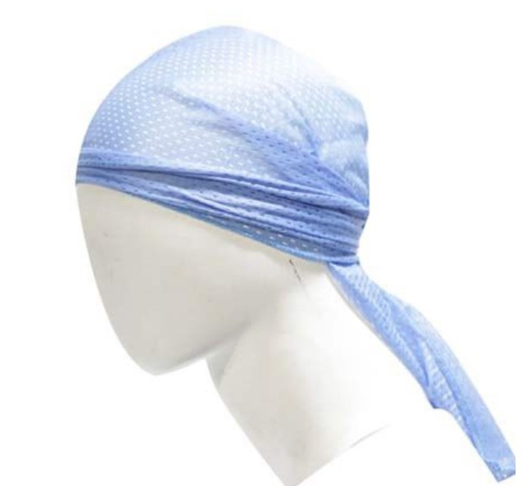 Perforated Doo-Rag - Black Red White or Blue - AC8-DL