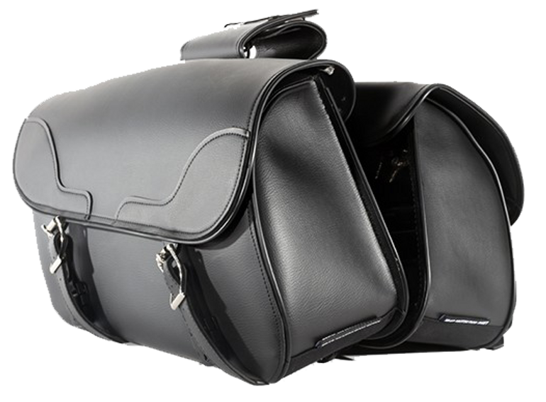 Saddlebags - PVC - Slanted - Motorcycle Luggage - SD4089-NS-PV-DL