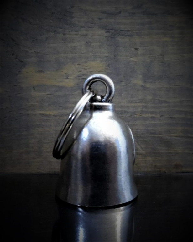 Live To Ride Canada - Pewter - Motorcycle Gremlin Bell - Made In USA - SKU BB52-DS