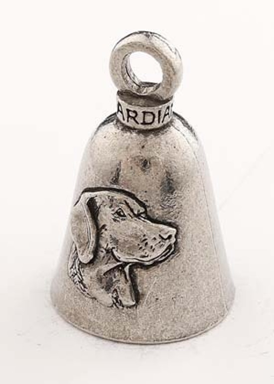 Pointer Dog - Pewter - Motorcycle Guardian Bell® - Made In USA - SKU GB-POINTER-DOG-DS