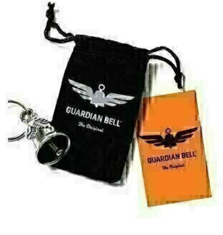Motorcycle - Pewter - Motorcycle Guardian Bell® - Made In USA - SKU GB-MOTORCYCLE-DS