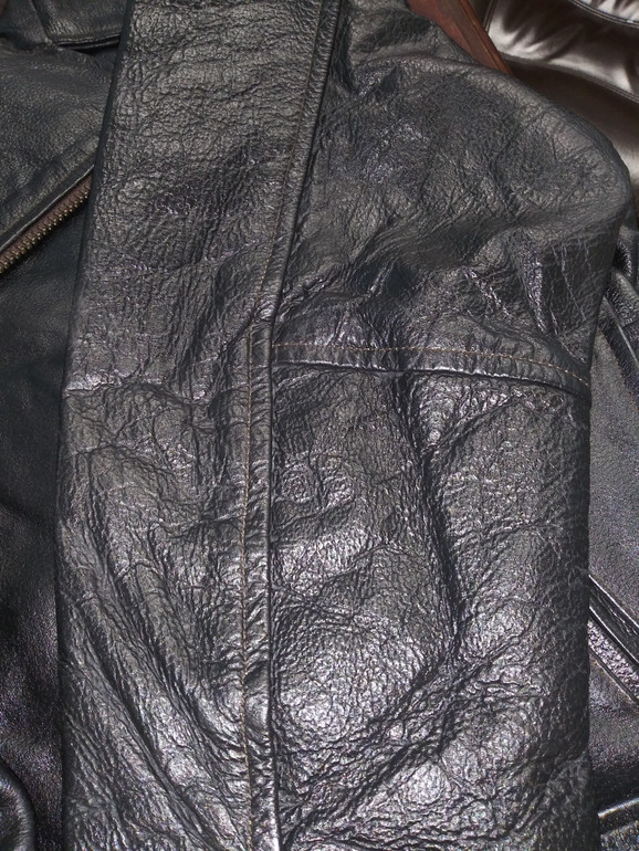 Embossed Retro Black Eagle Motorcycle Jacket with Side Laces and Live To Ride - SKU MJ703-01-NLR-DL