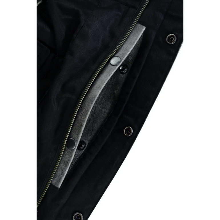 Leather Motorcycle Vest - Men's - Vintage - Gray - Gun Pockets - Up To 12XL - Vintage - RC191V-RC