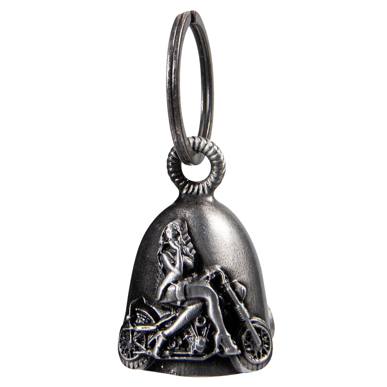 Motorcycle Ride Bell - 3D - Biker Girl - Spirit Bell - Gremlin - DBL91-11-DL