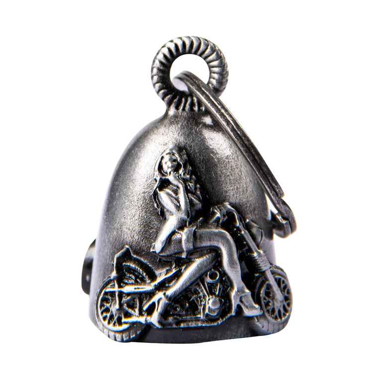 Motorcycle Ride Bell - 3D - Biker Girl - Spirit Bell - Gremlin - DBL91-11-DL