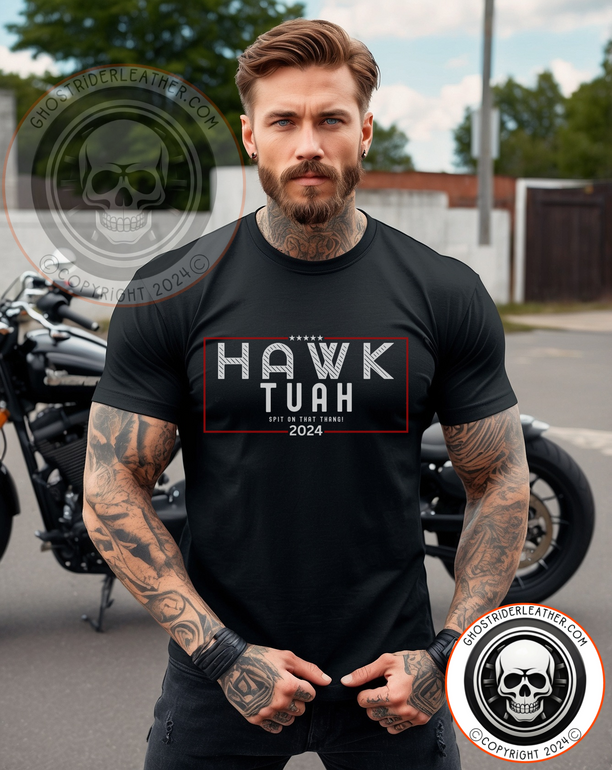 Hawk Tua - Spit on that Thang - Funny Meme Video - Election Edition - Unisex Heavy Cotton Tee