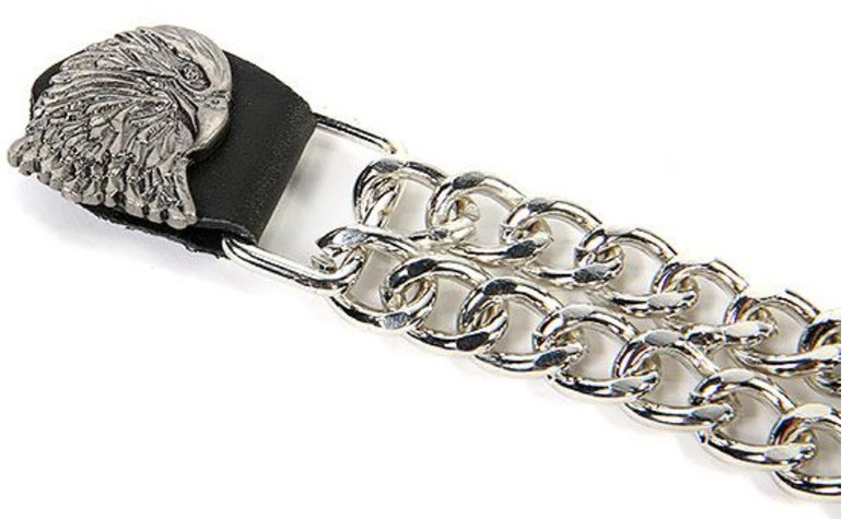 Set of Four Eagle Vest Extenders with Chrome Chain - AC1066-DL