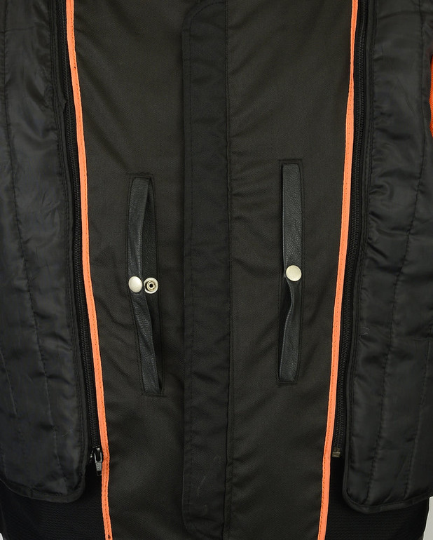Leather Motorcycle Jacket - Men's - Hoodie - Sporty Cruiser - Up To 6XL - DS717-DS