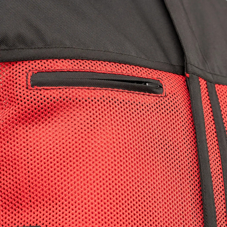 Mesh Vest - Men's - Red - Motorcycle Club - Up To 6XL - Blaze - RED-FLAME-RC