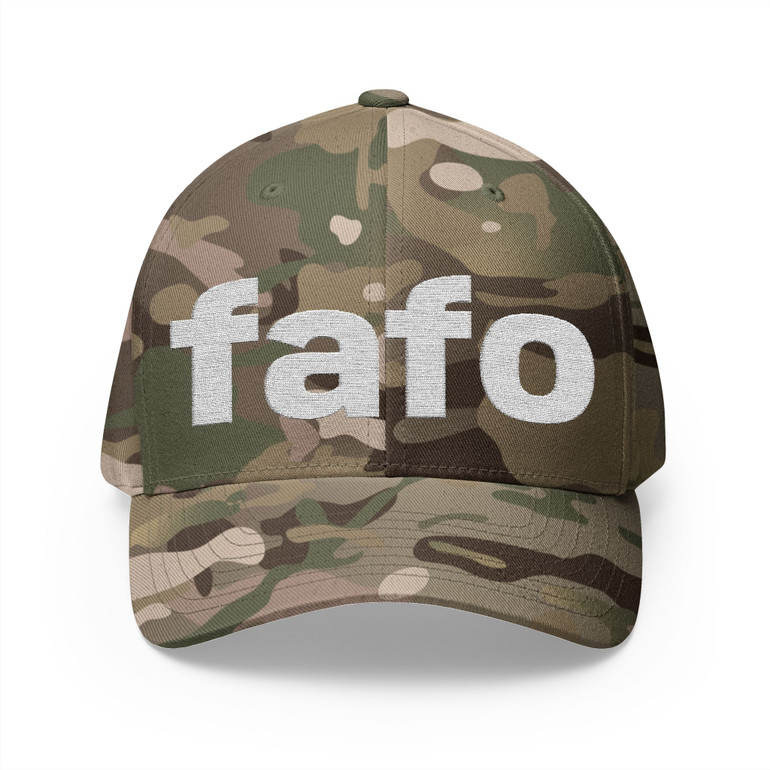fafo - F Around Find Out - Embroidered Cap - Motorcycle Trucker Hat - Color Choice.
