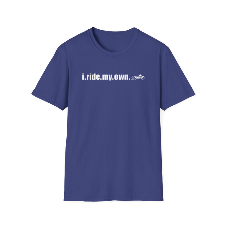 i.ride.my.own. Motorcycle T-Shirt — Biker Vintage Ride Tee