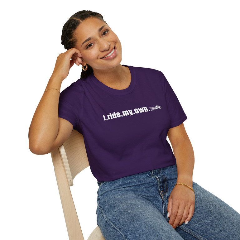 i.ride.my.own. Motorcycle T-Shirt — Biker Vintage Ride Tee