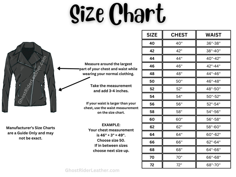 Leather Motorcycle Jacket - Men's - Police - Side Laces and Vents - Up To Size 72 - MJ201-SS-DL