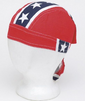 12 Rebel Flag Cotton Skull Caps - Pack of 12 - Durag - AC233-DL