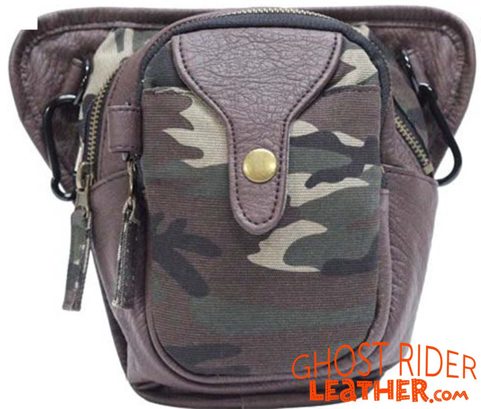 PVC Bag - Woodland Camo - Camouflage - Motorcycle - BAG29-DL