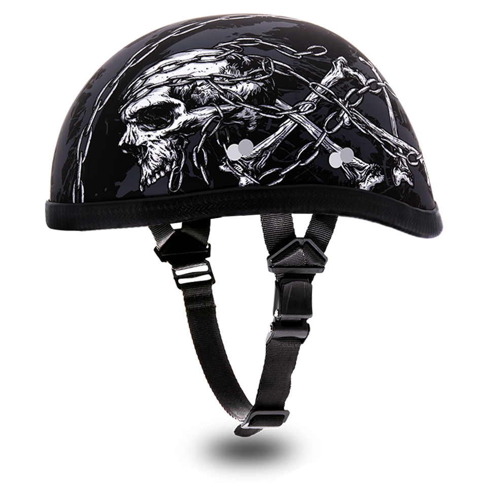 Novelty Motorcycle Helmet Come Get 'Em Eagle Shorty 6002CGDH