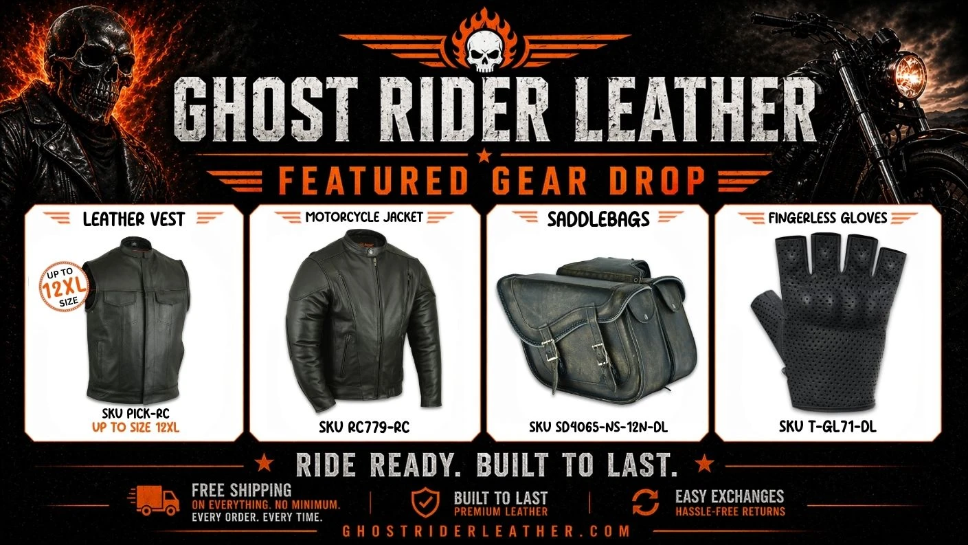 Featured Drops at GhostRiderLeather.com