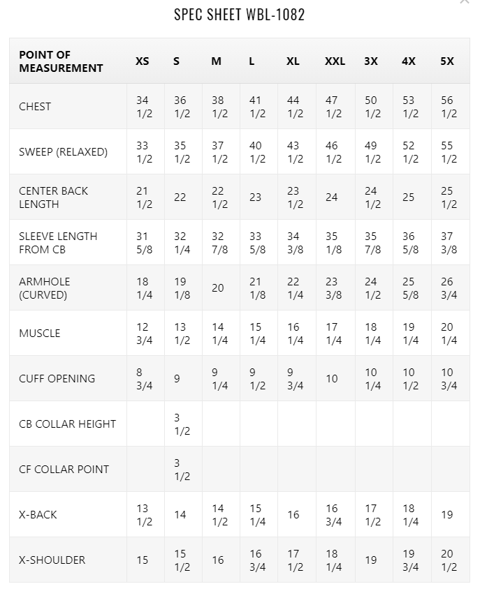 Size Chart for Rockstar - Women's Leather Jacket - Choice of 3 Colors - WBL1082