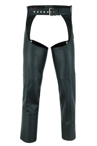 Men's Leather Chaps - Motorcycle - Unisex - Big - Up To 10XL - DS