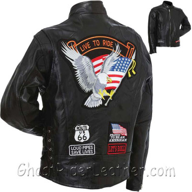 The Kids G-1 Jacket with Patches is available at US Wings!