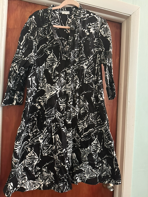 Zuri Dress - Black & White