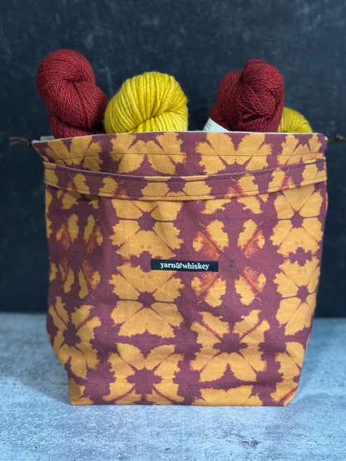 Deluxe Crafter's Satchel - A premium project bag for crafters from a Black-owned brand.