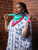 Big Dahlia Energy Silk Twill Scarf | Double-Sided 34 inch