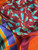 Bloomscape Silk Twill Scarf | Double-Sided 90 cm