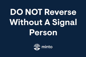 M031 DO NOT Reverse Without Signal Person - 24"x36"