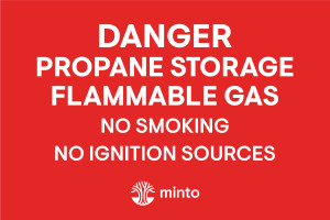 M046 Danger Propane Storage- 24"x36"