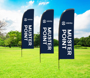 M096 Wind Flags - Muster Point