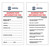 M093 Barrier Tape Information Tag 3.75"x7.25"