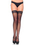 Stay Up Micro Net Thigh Highs w/ Lace Top