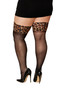 Stay Up Sheer Thigh Highs w/ Leopard Top