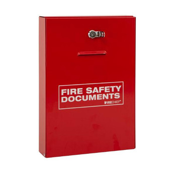 Firechief Slimline document holder with seal latch 