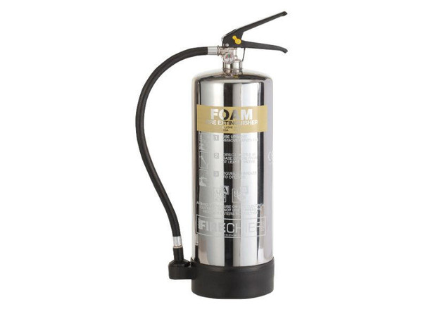  Firechief ELITE 6 litre Stainless Steel Foam Extinguisher 