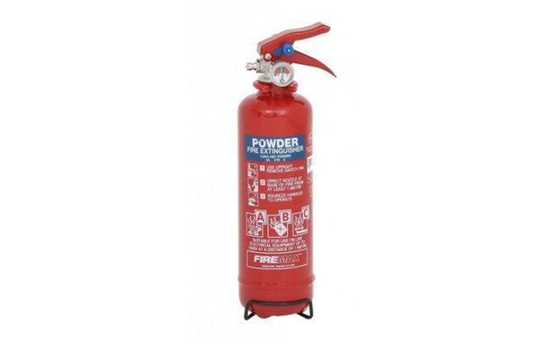  Firemax 600g ABC Powder Extinguisher c/w Wire Bracket 