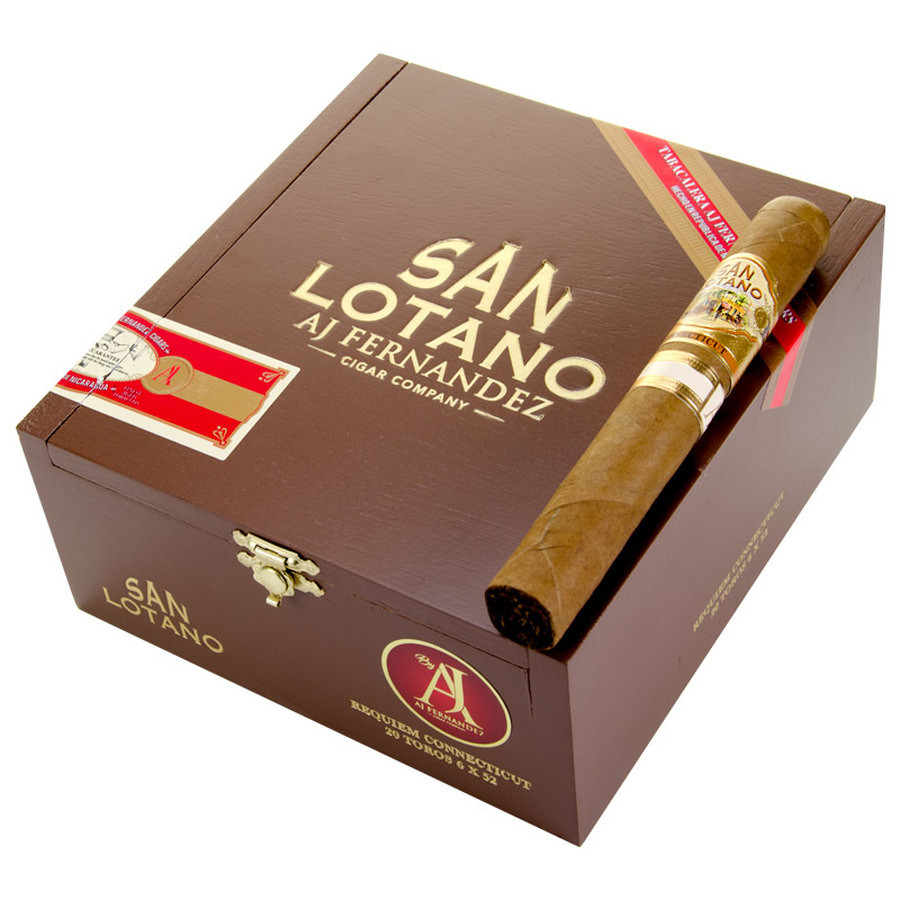 AJ FERNANDEZ - SAN LOTANO REQUIEM CONNECTICUT TORO 6x52 - Cuban