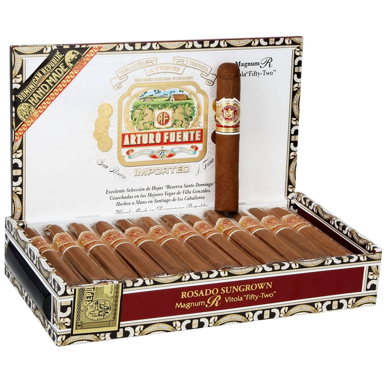 ARTURO FUENTE MAGNUM ROSADO SUN GROWN FIFTY-TWO - Cuban Crafters