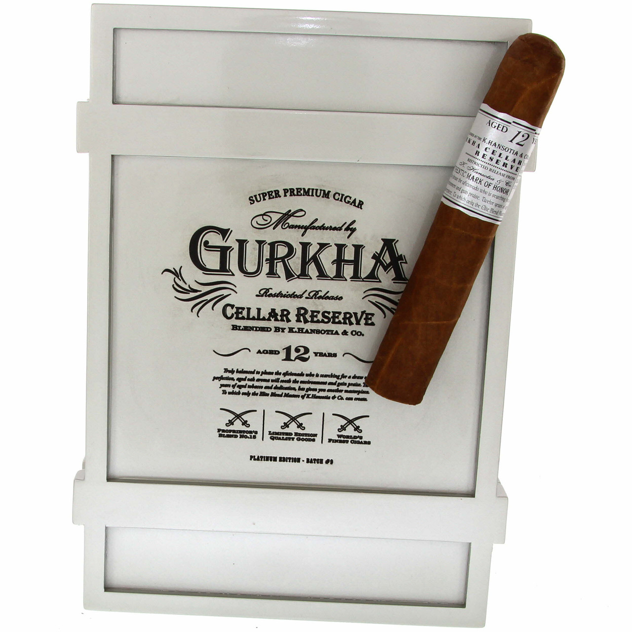 GURKHA CELLAR RESERVE PLATINUM 12 YEAR KRAKEN XO GORDO 6X60
